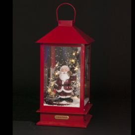Fééric Lights and Christmas Lucerna Santa Claus, LED podsvíceni, 38 cm
