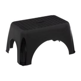 5five Simply Smart Skládací stolička z recyklovaného plastu, 23 cm, černá