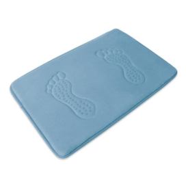 TORO Koupelnová předložka 50x80 modrá, polyester
