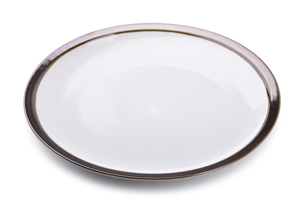 Affekdesign Porcelánový talíř Cal 24 cm bílý - Houseland.cz
