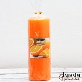 Svíčka válec Orange 16,5 cm