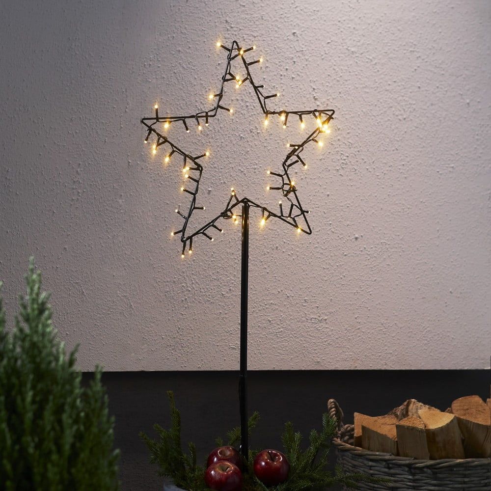 Černá venkovní světelná dekorace s vánočním motivem Spiky – Star Trading - Bonami.cz