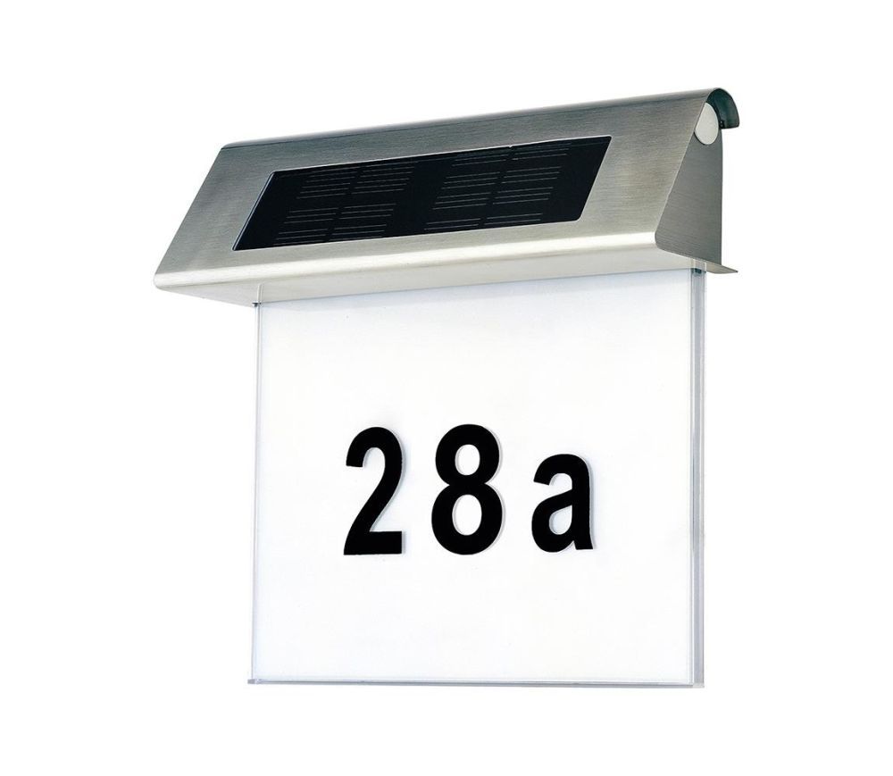   6710102 - LED Solární domovní číslo LED/2x0,07W/2,4V IP44  -  Svět-svítidel.cz