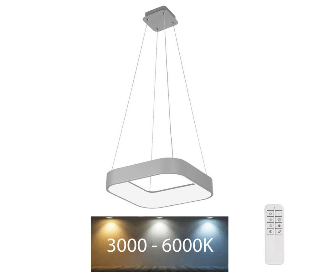 Rabalux Rabalux - LED Stmívatelný lustr na lanku LED/28W/230V hranatý 3000-6000K + DO  -  Svět-svítidel.cz