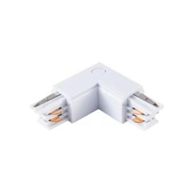  Konektor pro svítidla v lištovém systému 3-fázový TRACK bílá typ L 
