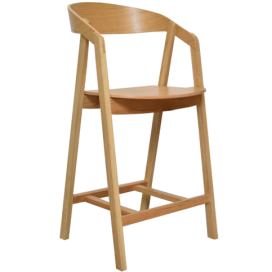 Form Wood Dubová barová židle Henry 63,5 cm