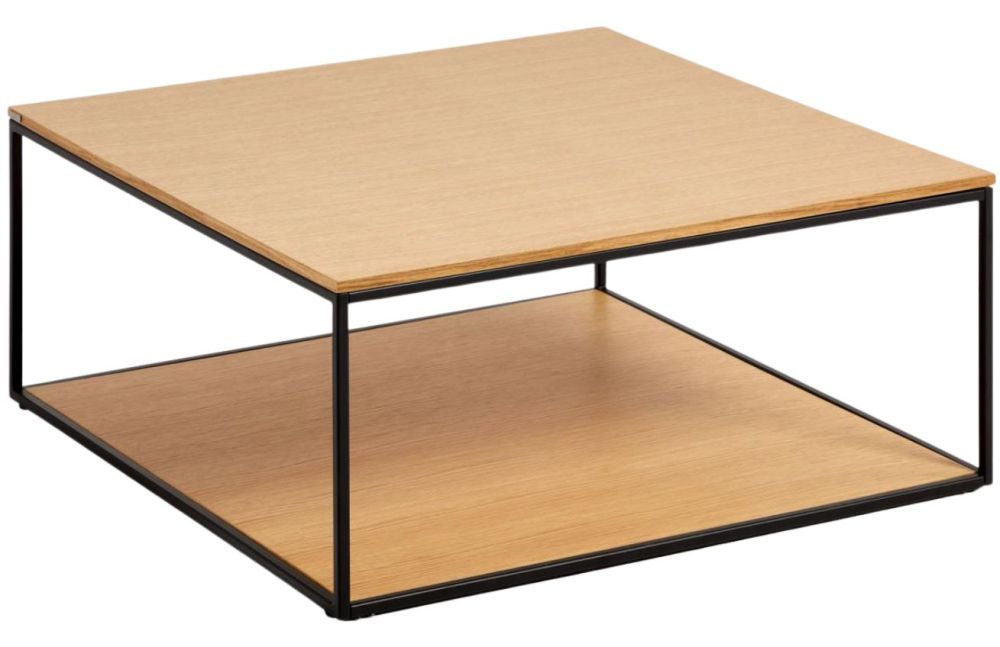 Dubový konferenční stolek Kave Home Yoana 80 x 80 cm - Designovynabytek.cz
