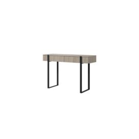 Moderní konzolový stolek /Toaletní stolek Verica dub piškotový / černé nožky