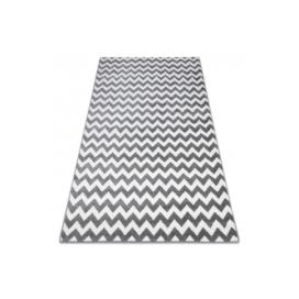 Dywany Lusczow Kusový koberec SKETCH MIKE šedý / bílý - Cikcak, velikost 120x170 Houseland.cz
