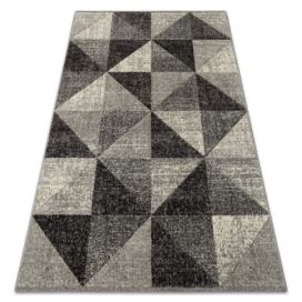Dywany Lusczow Kusový koberec FEEL Triangle šedý, velikost 120x170