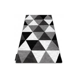 Dywany Lusczow Kusový koberec ALTER Rino trojúhelníky šedý, velikost 140x190