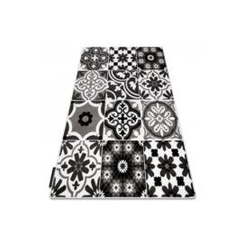 Dywany Lusczow Kusový koberec ALTER Porto květiny šedý, velikost 120x170