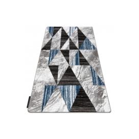 Dywany Lusczow Kusový koberec ALTER Nano trojúhelníky modrý, velikost 160x220