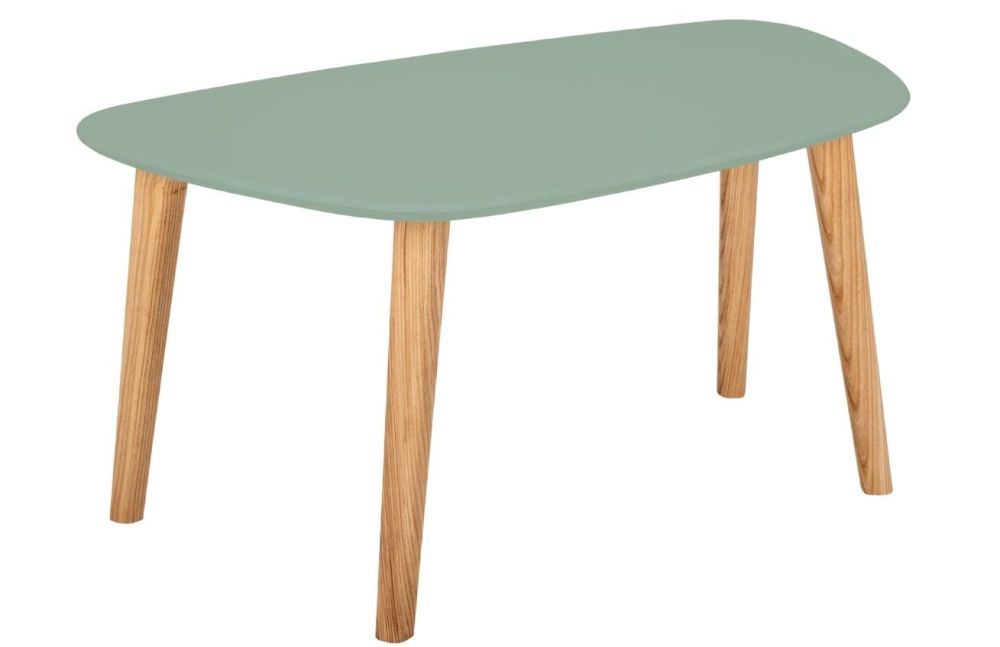 Zelený lakovaný konferenční stolek RAGABA ENDOCARP 80 x 48 cm - Designovynabytek.cz