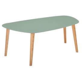 Zelený lakovaný konferenční stolek RAGABA ENDOCARP 110 x 66 cm