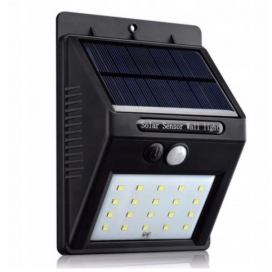 KIK KX8946 Nástěnné solární svítidlo s pohybovým senzorem - 20 LED