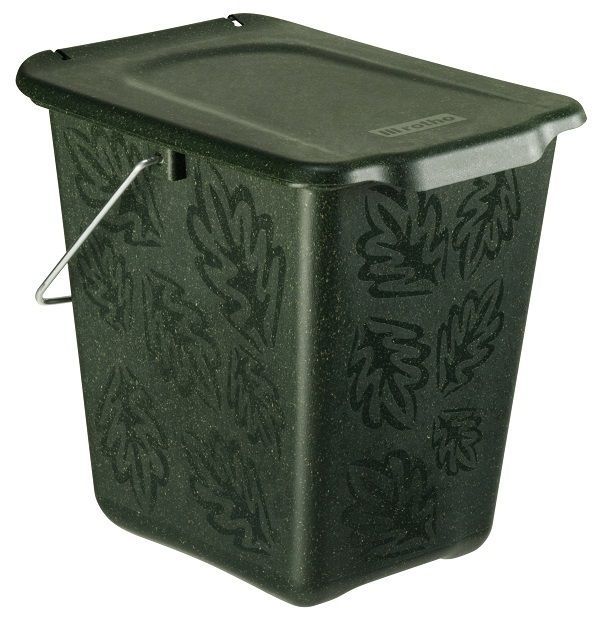Kompostovací kbelík GREENLINE, 7 L, tmavě zelený - Kokiskashop.cz