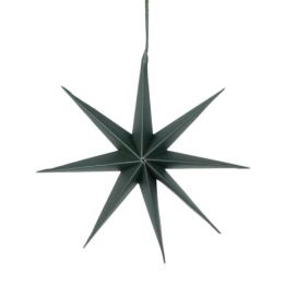 Závěsná vánoční dekorace průměr 50 cm Broste STAR -L - zelená