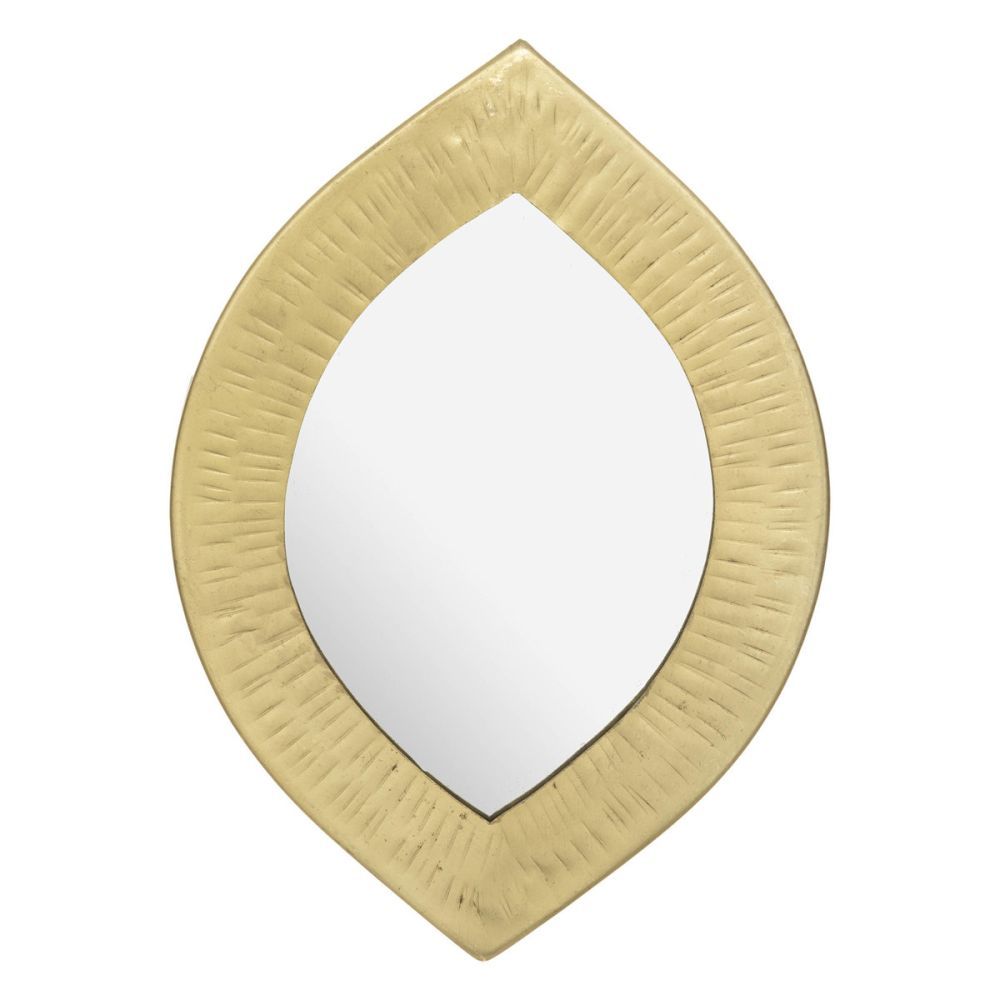 Atmosphera Dekorativní zrcadlo ROMY, zlatý rám, 18 x 18 cm - EDAXO.CZ s.r.o.
