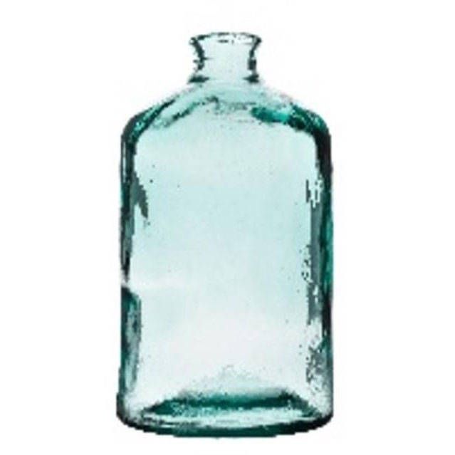 Atmosphera Váza z recyklovaného skla, 20 cm, zelená - EMAKO.CZ s.r.o.