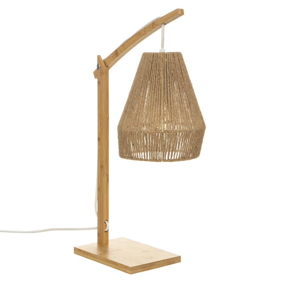 Atmosphera Stolní lampa PALM, bambusová, 55 cm - EMAKO.CZ s.r.o.