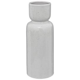 Atmosphera Keramická váza REACTIVE, šedá, 29 cm