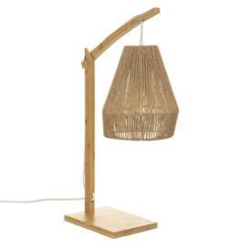 Atmosphera Stolní lampa PALM, bambusová, 55 cm