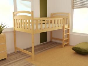 Vyvýšená dětská postel z MASIVU 200x80cm - ZP003 - Favi.cz