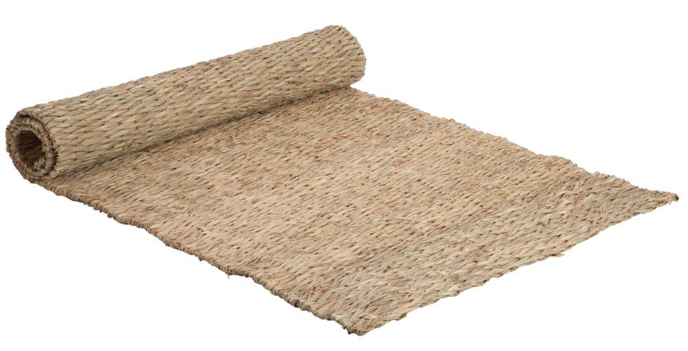 Přírodní obdélníkový koberec z mořské trávy Pad Straw - 50*100*1 cm J-Line by Jolipa - LaHome - vintage dekorace