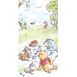 Carbotex osuška Medvídek Pú na pikniku s kamarády 70x140 cm