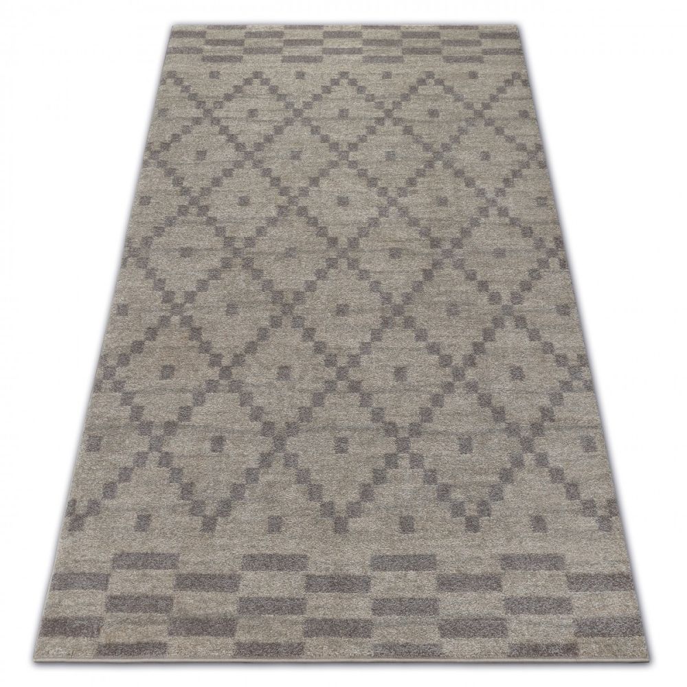 Dywany Lusczow Kusový koberec SOFT RUTA krémovo-béžový, velikost 120x170 - Houseland.cz