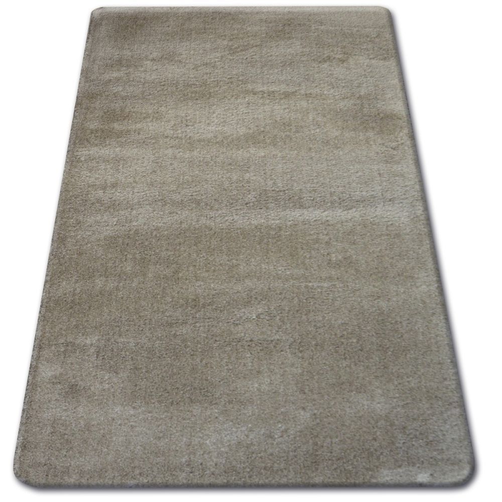 Dywany Lusczow Kusový koberec SHAGGY MICRO tmavě béžový, velikost 120x170 - Houseland.cz