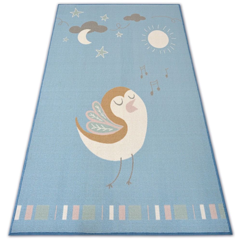 Dywany Lusczow Kusový koberec LOKO Bird modrý, velikost 120x170 - Houseland.cz