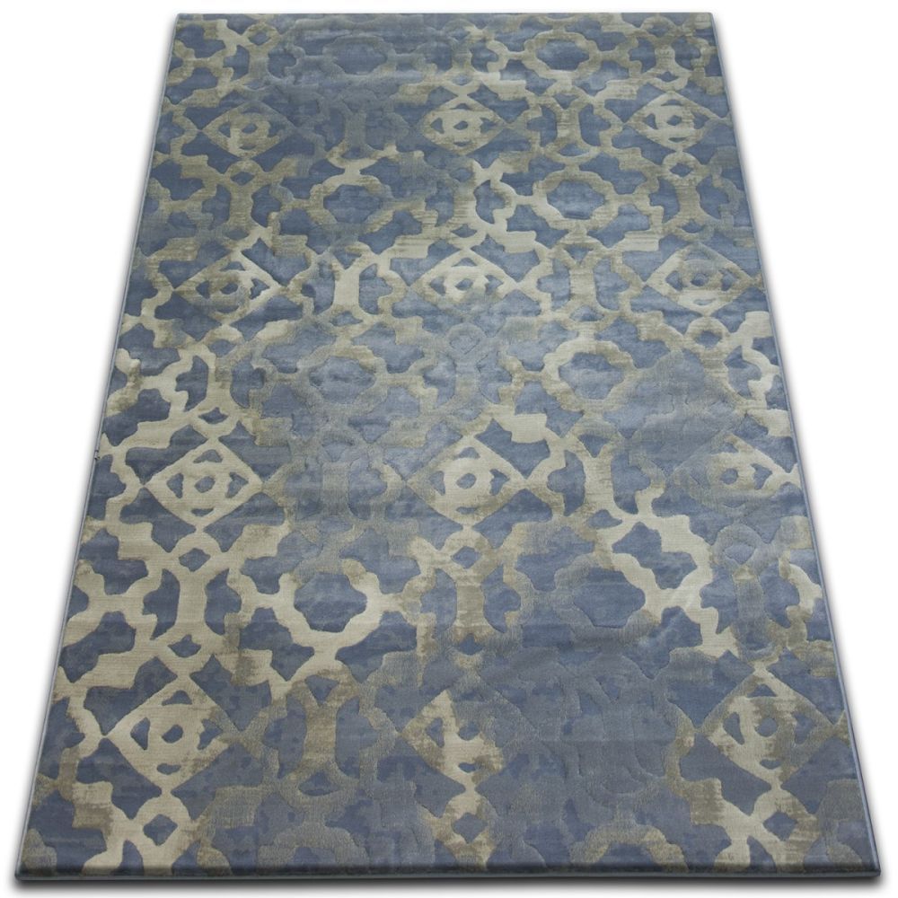 Dywany Lusczow Kusový koberec DROP JASMINE 454 mlha / světle modrý, velikost 133x190 - Houseland.cz