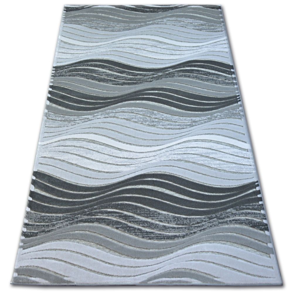 Dywany Lusczow Kusový koberec ACRYLOVY YAZZ 1760 šedý, velikost 133x190 - Houseland.cz