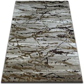 Dywany Lusczow Kusový koberec VOGUE 556 tmavě béžový / hnědý, velikost 133x190 Houseland.cz