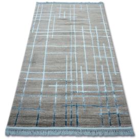 Dywany Lusczow Kusový koberec MANYAS Herro šedo-modrý, velikost 100x300