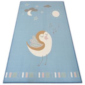 Dywany Lusczow Kusový koberec LOKO Bird modrý, velikost 120x170