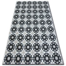 Dywany Lusczow Kusový koberec LISBOA 27206/356 květiny šedý, velikost 160x230 Houseland.cz