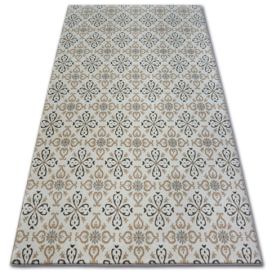Dywany Lusczow Kusový koberec ARGENT - W4949 květiny krémový, velikost 133x190 Houseland.cz