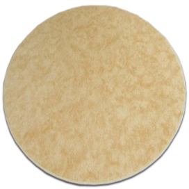 Dywany Lusczow Kulatý koberec SERENADE Graib zlatý, velikost kruh 100
