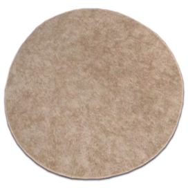 Dywany Lusczow Kulatý koberec SERENADE Graib světle hnědý, velikost kruh 100