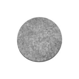 Dywany Lusczow Kulatý koberec SERENADE Graib šedý, velikost kruh 100