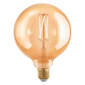 EGLO 110065 LED celoskleněná žárovka E27 Vintage filament G125 Globe 4W/28W 300lm 1700K GOLD DIM stmívatelná