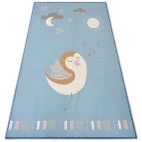 Dywany Lusczow Kusový koberec LOKO Bird modrý, velikost 120x170 Houseland.cz