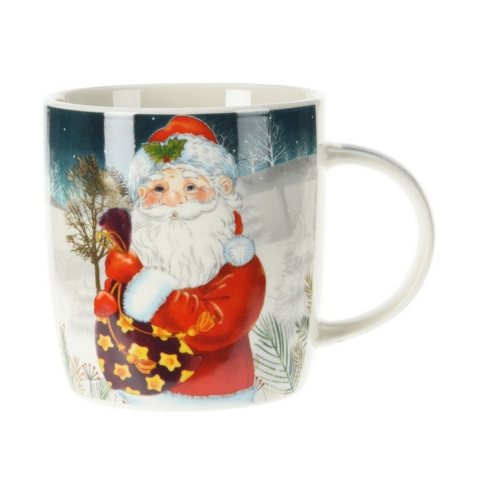 Porcelánový hrnek Xmas Santa, 370 ml - 4home.cz