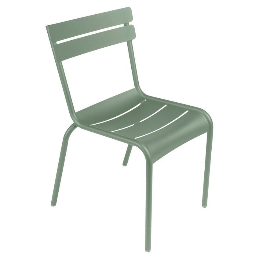 Kaktusově zelená kovová zahradní židle Fermob Luxembourg - Designovynabytek.cz