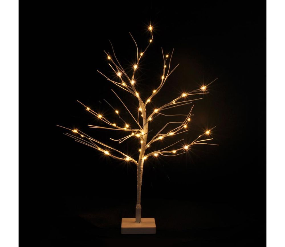  LED zimní stromek, 50x LED, 60cm, 3xAA 1V247 -  Svět-svítidel.cz