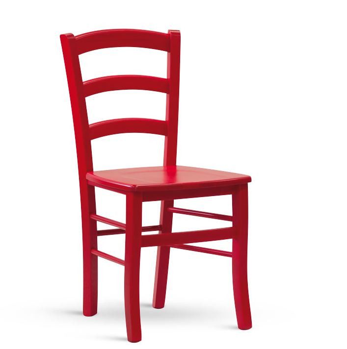 Stima Dřevěná židle Paysane COLOR - masiv rosso - ATAN Nábytek