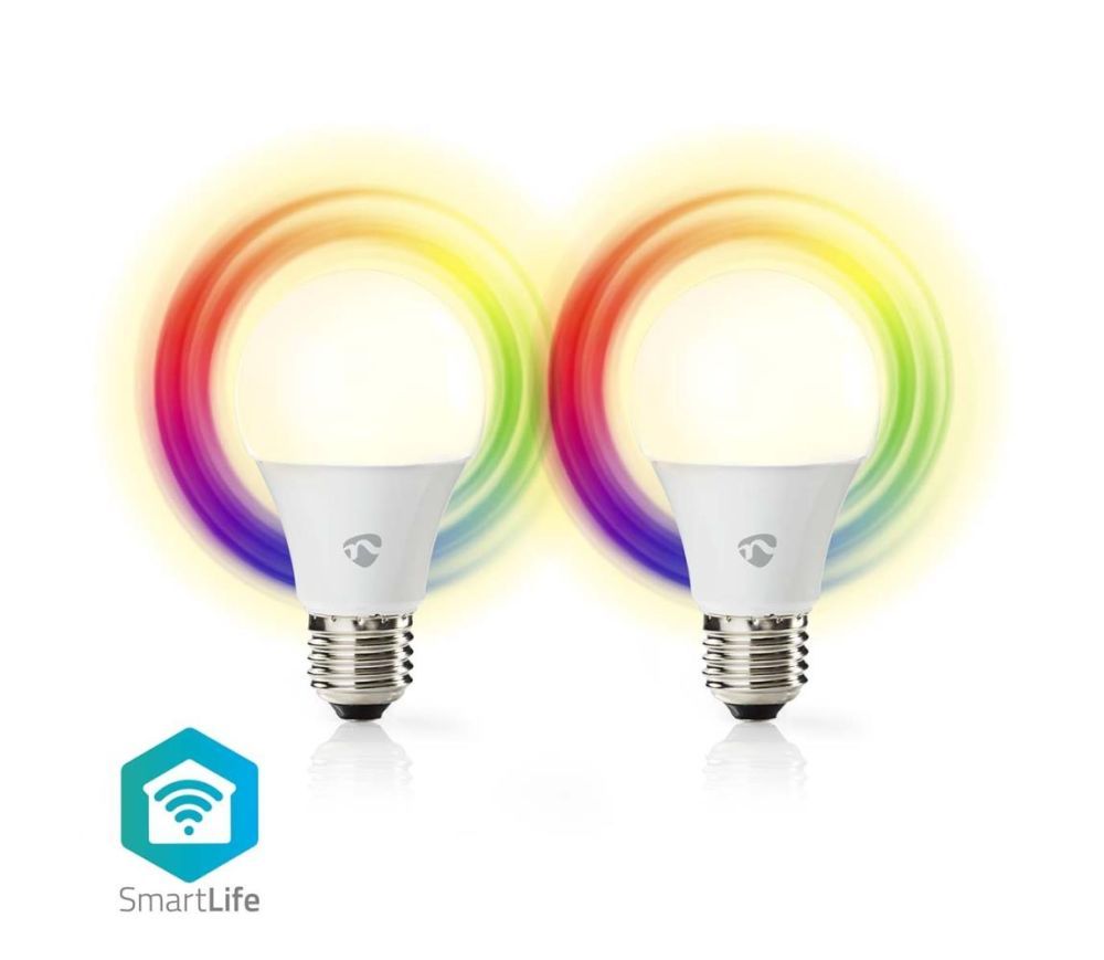  SmartLife chytrá LED žárovka E27 9W 806lm barevná + teplá/studená bílá, sada 2ks -  Svět-svítidel.cz
